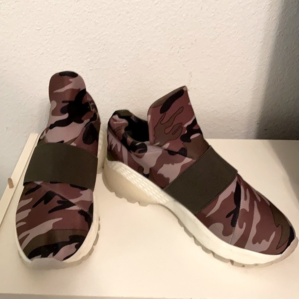 COPY - J/Slides NYC Manic sneaker, green camo-sz 8.5